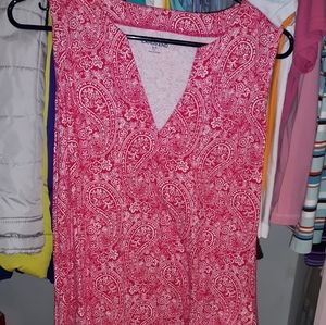 Cute pink/red dress size small 6-8
